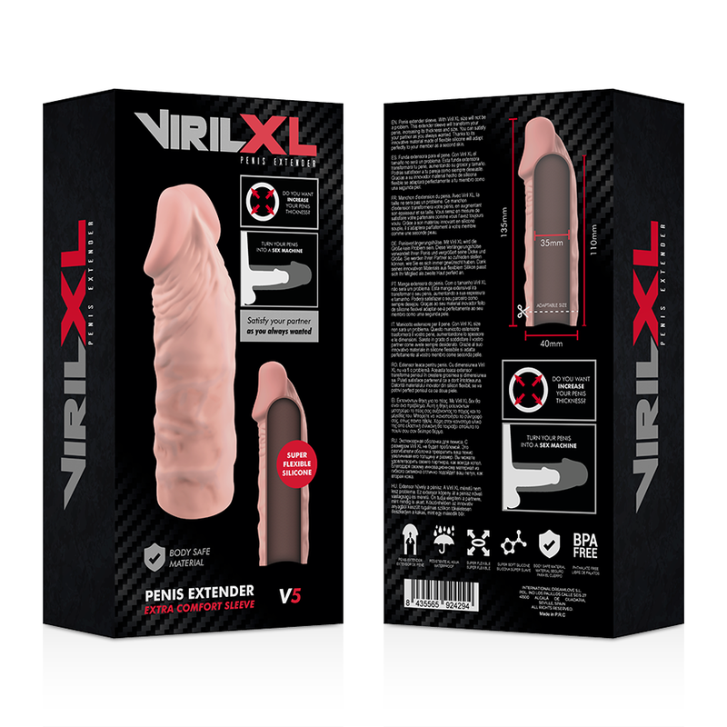 Virilxl Liquid Silicone V5 Natural Penis Extension | Niks.fi verkkokauppa