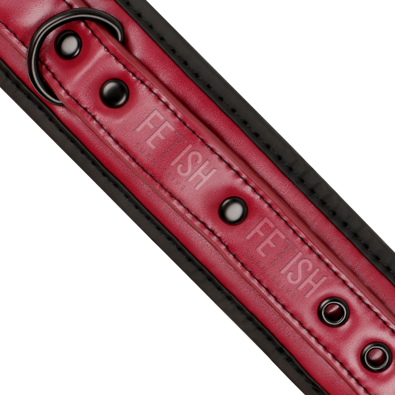 Fetish Submissive Dark Room Vegan Leather Handcuffs With Neoprene Lining | Niks.fi verkkokauppa