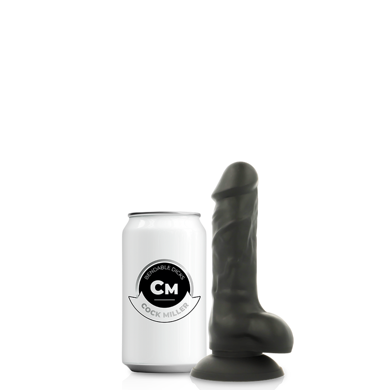 Cock Miller Harness + Silicone Density Cocksil Articulable Black 13 Cm | Niks.fi verkkokauppa