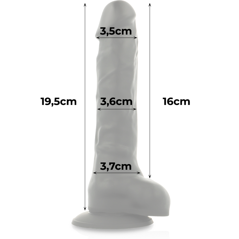 Cock Miller Harness + Silicone Density Articulable Cocksil Black 19.5 Cm | Niks.fi verkkokauppa