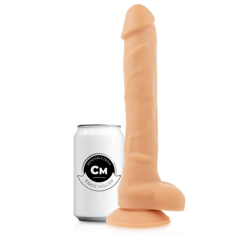 Cock Miller Harness + Silicone Density Articulable Cocksil 24 Cm | Niks.fi verkkokauppa