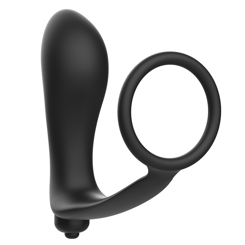 Addicted Toys Vibratory Anal Plug With Penis Ring | Niks.fi verkkokauppa
