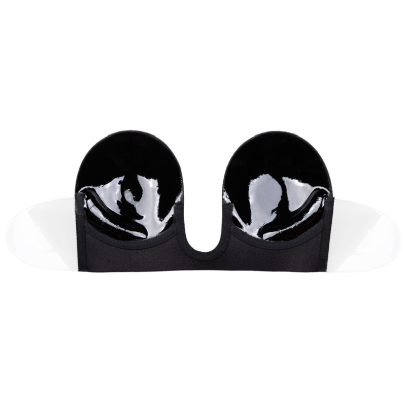 Bye-Bra Bra Without Handles Shape U Black Cup D | Niks.fi verkkokauppa