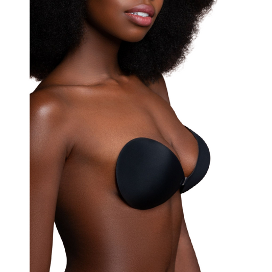 Bye-Bra Bra Invisible Black Cup D | Niks.fi verkkokauppa
