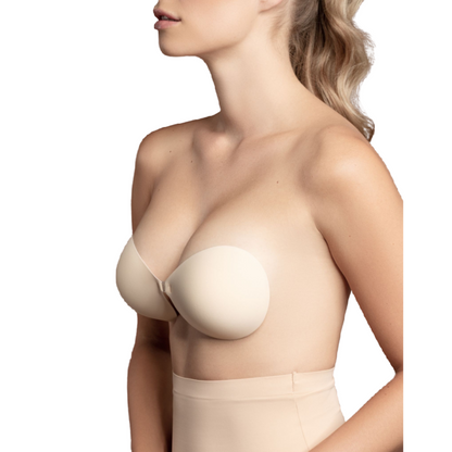 Bye-Bra Bra Invisible Beige Cup D | Niks.fi verkkokauppa