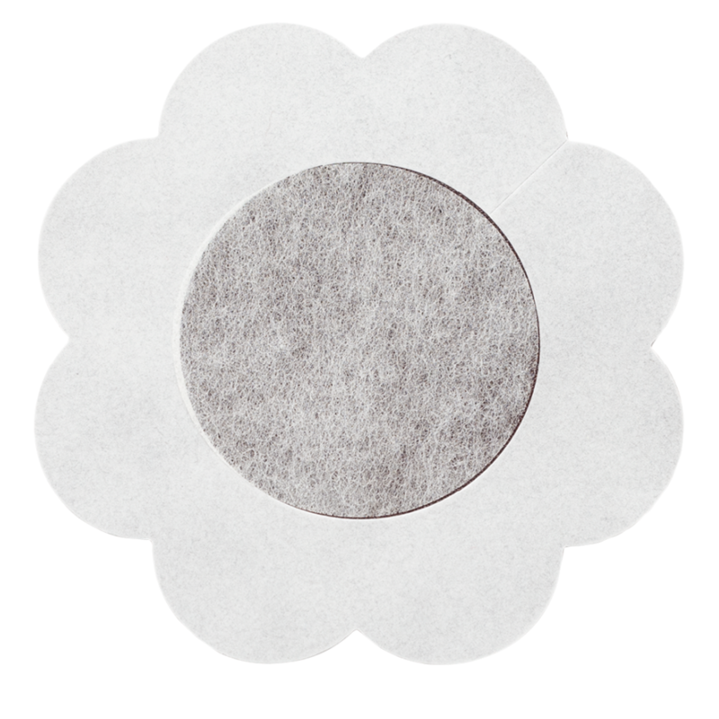 Bye-Bra Flower Nipple Cups Pack 3 Units Brown Size M | Niks.fi verkkokauppa