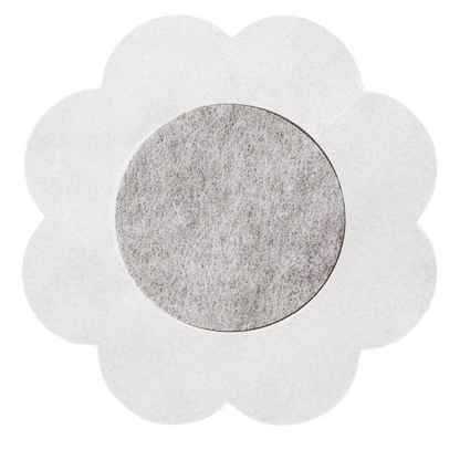 Bye-Bra Flower Nipple Cups Pack 3 Units Brown Size M | Niks.fi verkkokauppa
