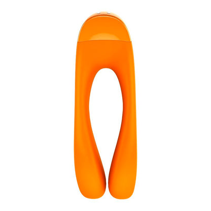 Satisfyer Candy Cane Finger Vibrator Orange | Niks.fi verkkokauppa