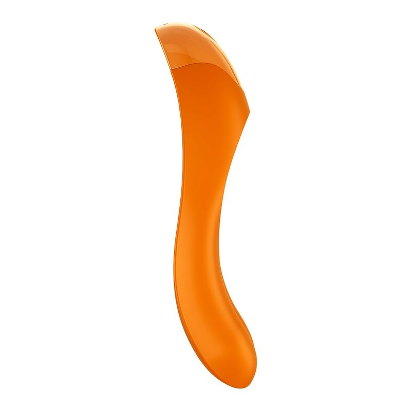 Satisfyer Candy Cane Finger Vibrator Orange | Niks.fi verkkokauppa