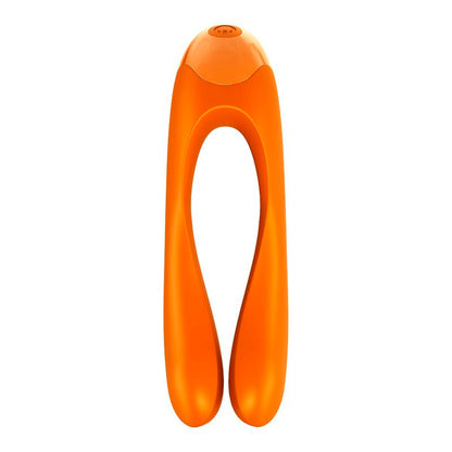 Satisfyer Candy Cane Finger Vibrator Orange | Niks.fi verkkokauppa