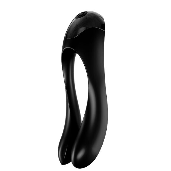 Satisfyer Candy Cane Finger Vibrator Black | Niks.fi verkkokauppa