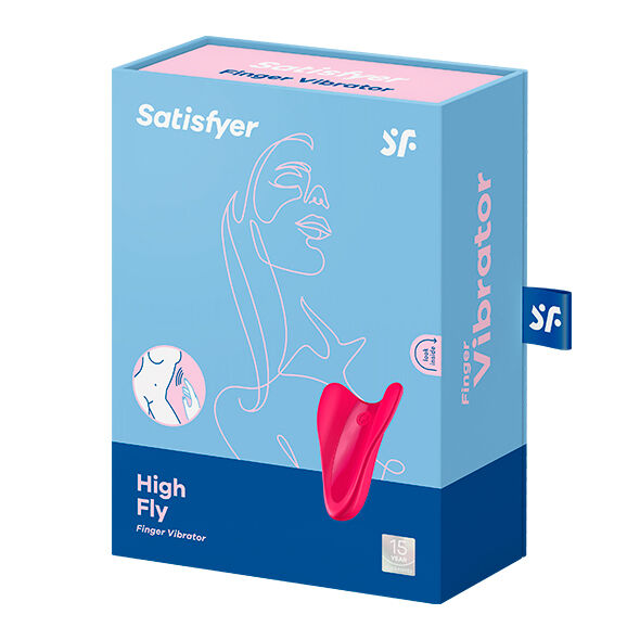 Satisfyer High Fly Sormivibraattori - Fuksia | Niks.fi verkkokauppa