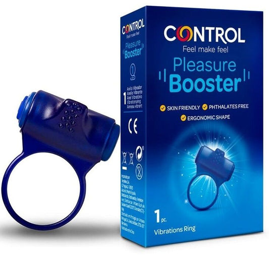 Control Pleasure Booster Vibrator Ring | Niks.fi verkkokauppa