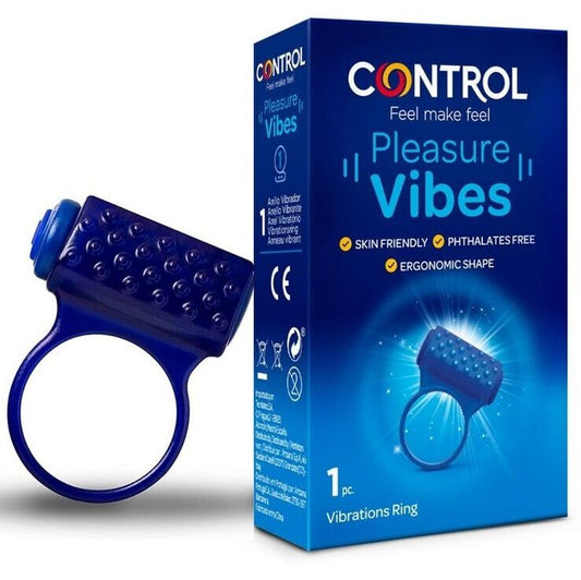 Control Pleasure Vibes Vibrating Ring | Niks.fi verkkokauppa