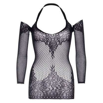 Leg Avenue Twist Halter Lace Mini Dress One Size | Niks.fi verkkokauppa
