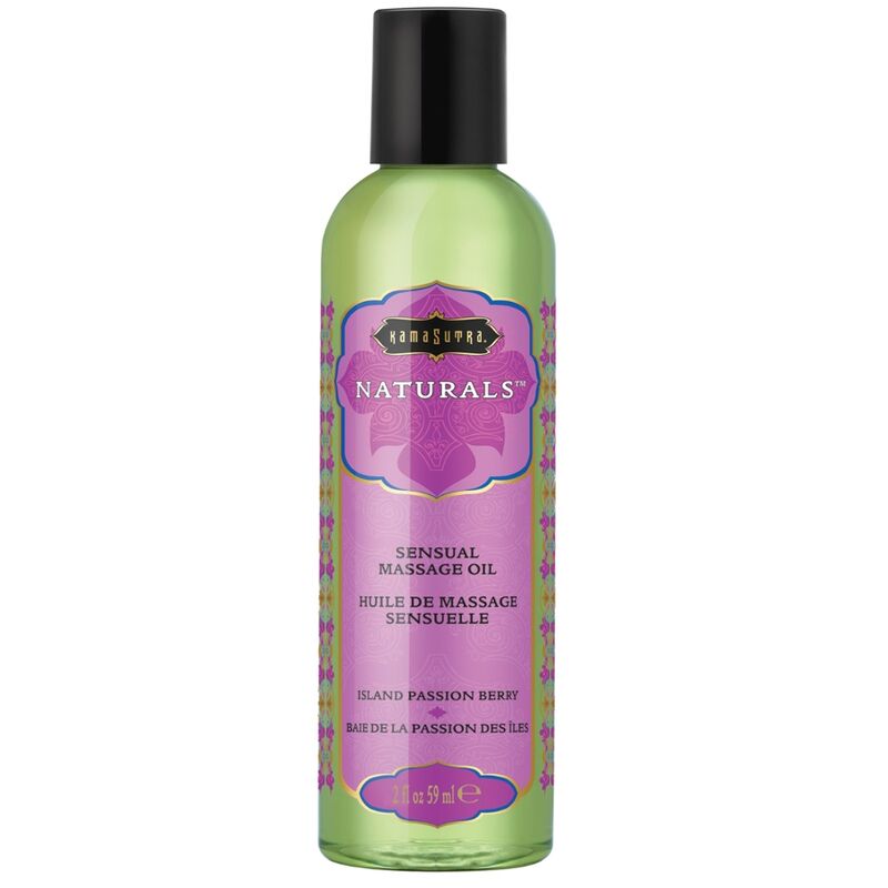 Kamasutra Natural Massage Oil Island Passion Berry 59 Ml | Niks.fi verkkokauppa