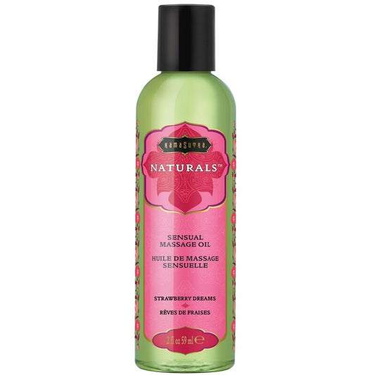 Kamasutra Natural Massage Oil Strawberry Dreams 59 Ml | Niks.fi verkkokauppa
