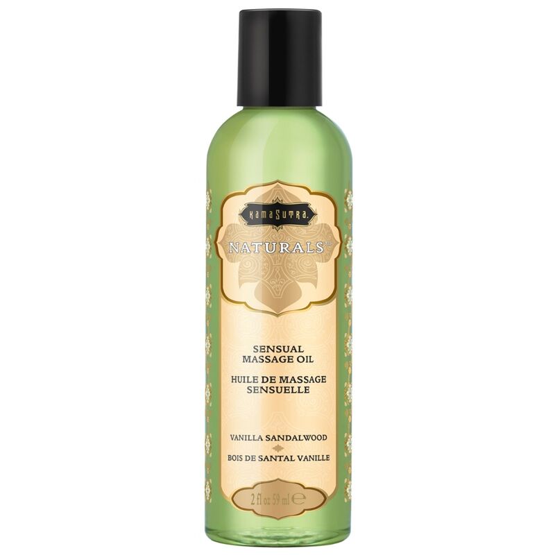 Kamasutra Natural Massage Oil Vanilla Sandalwood 59 Ml | Niks.fi verkkokauppa