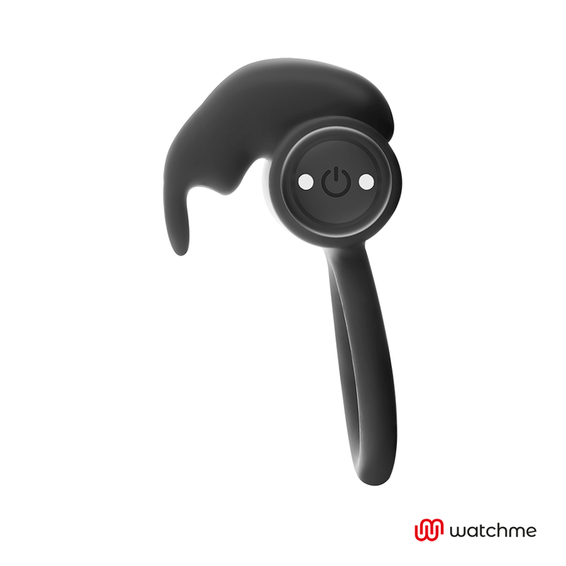 Black&Silver Burton Remote Control Cockring Watchme | Niks.fi verkkokauppa