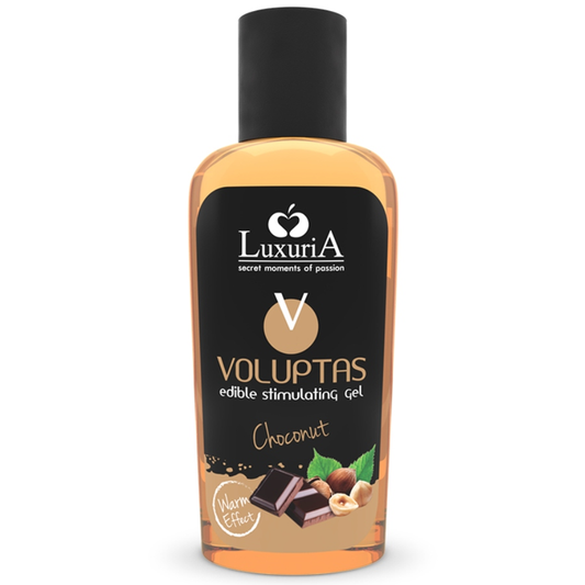Intimateline Luxuria Voluptas Edible Massage Gel Warming Effect Choconut 100 Ml | Niks.fi verkkokauppa