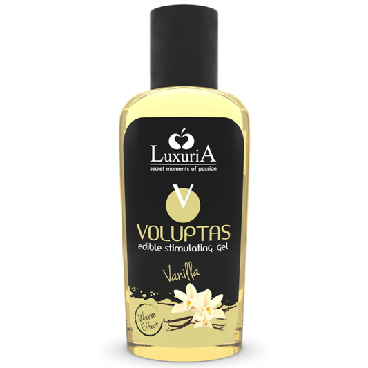 Intimateline Luxuria Voluptas Edible Massage Gel Warming Effect Vanilla 100 Ml | Niks.fi verkkokauppa