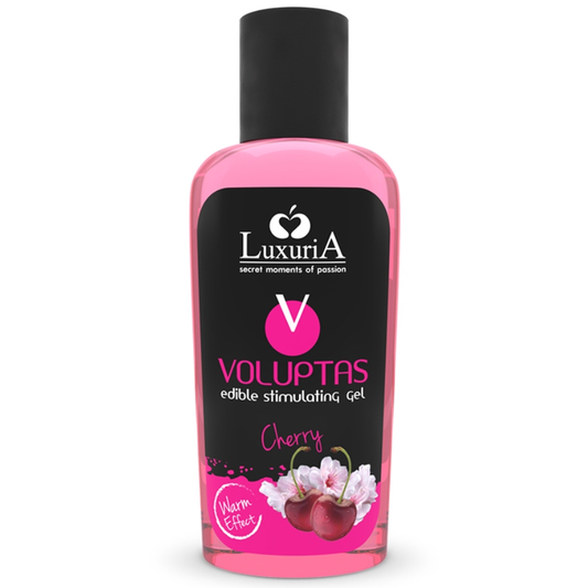Intimateline Luxuria Voluptas Edible Massage Gel Warming Effect Cherry 100 Ml | Niks.fi verkkokauppa