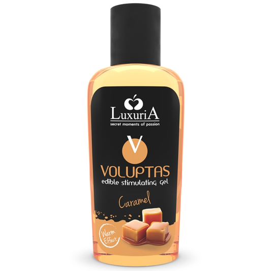 Intimateline Luxuria Voluptas Edible Massage Gel Warming Effect Caramel 100 Ml | Niks.fi verkkokauppa