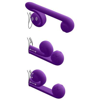 Snail Vibe Multiaction Vibrator Purple | Niks.fi verkkokauppa