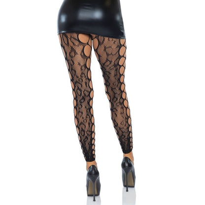 Leg Avenue Footless Crothless Tights One Size | Niks.fi verkkokauppa