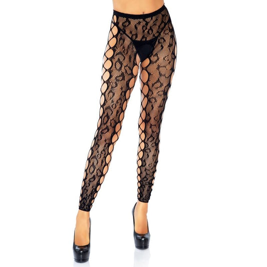 Leg Avenue Footless Crothless Tights One Size | Niks.fi verkkokauppa