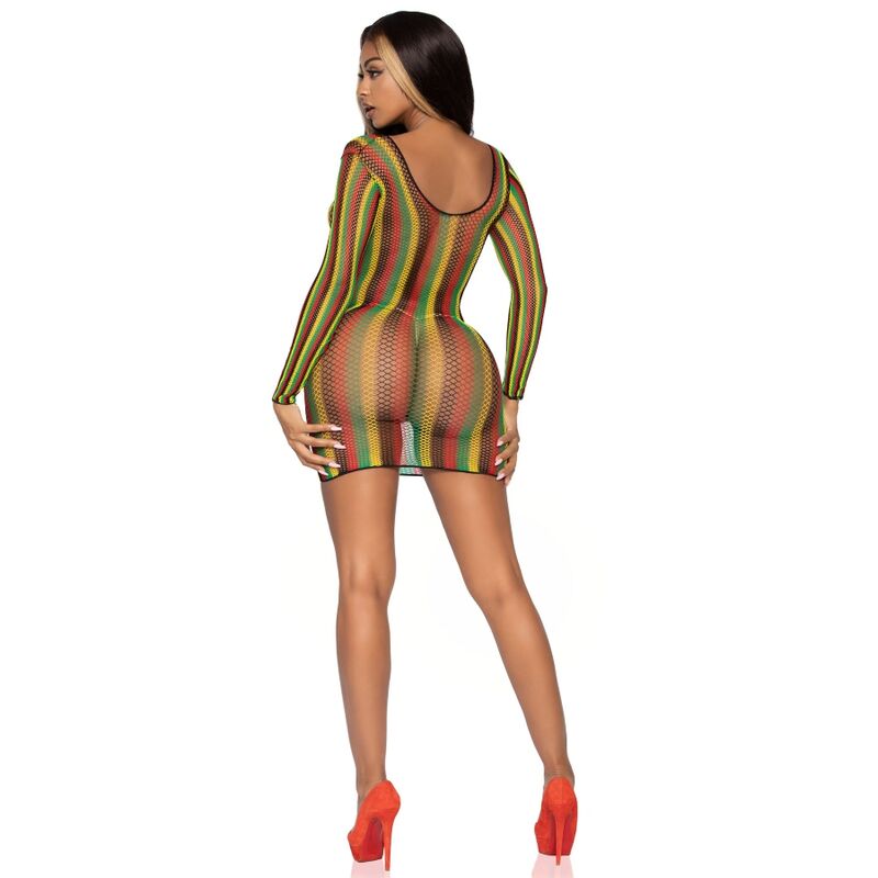 Leg Avenue Rasta Mini Dress One Size | Niks.fi verkkokauppa