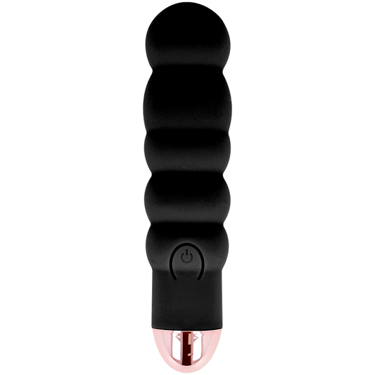 Dolce Vita Rechargeable Vibrator Six Black 7 Speeds | Niks.fi verkkokauppa