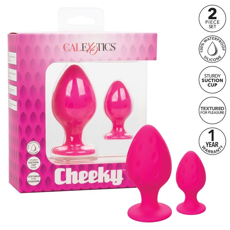 Calexotics Cheeky Buttplug Pink | Niks.fi verkkokauppa