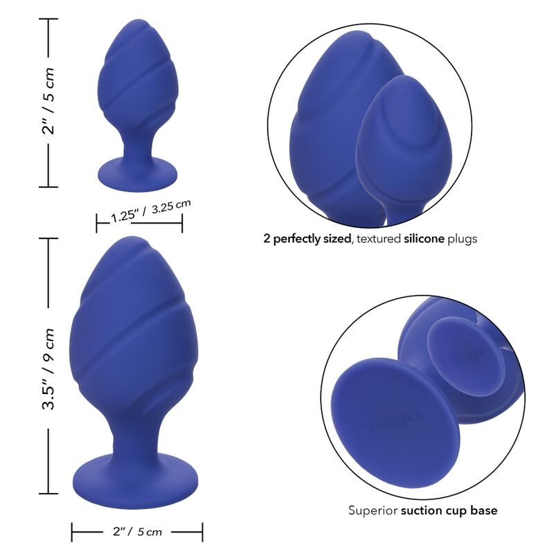 Calexotics Cheeky Buttplug Purple | Niks.fi verkkokauppa