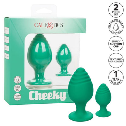 Calexotics Cheeky Buttplug Green | Niks.fi verkkokauppa