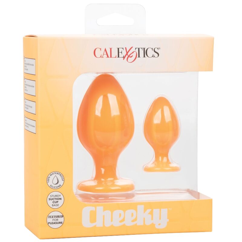 Calexotics Cheeky Buttplug Orange | Niks.fi verkkokauppa