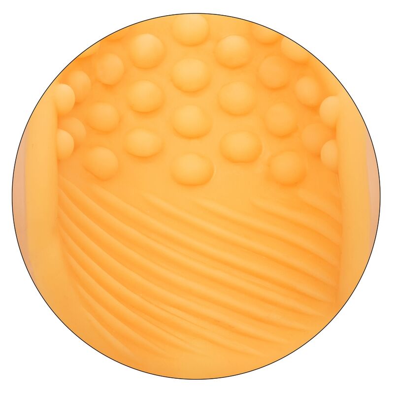 Calexotics Beaded Grip Masturbator Orange | Niks.fi verkkokauppa