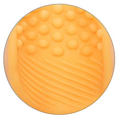 Calexotics Beaded Grip Masturbator Orange | Niks.fi verkkokauppa