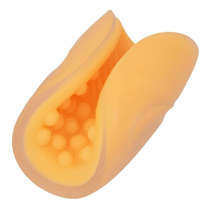 Calexotics Beaded Grip Masturbator Orange | Niks.fi verkkokauppa