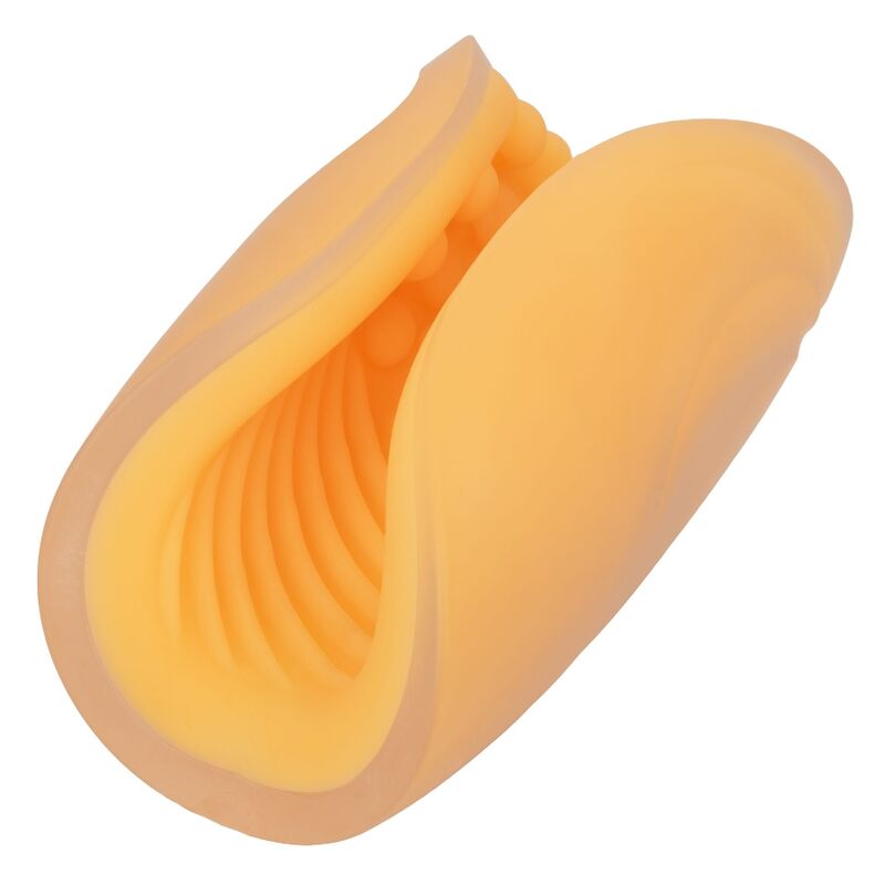 Calexotics Beaded Grip Masturbator Orange | Niks.fi verkkokauppa