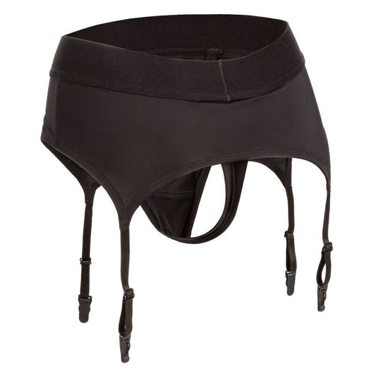 Calexotics Boundless Thong With Garter S/M | Niks.fi verkkokauppa