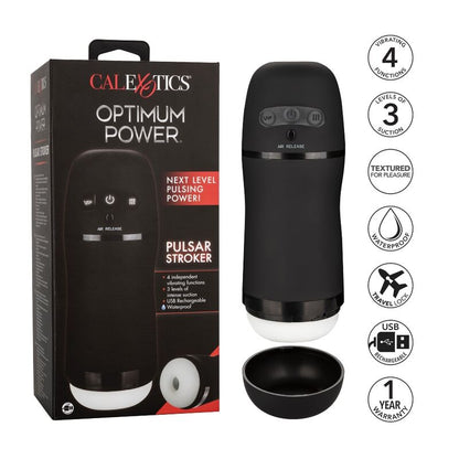 Calexotics Optimum Power Stroker Vibrating And Suction Functions | Niks.fi verkkokauppa