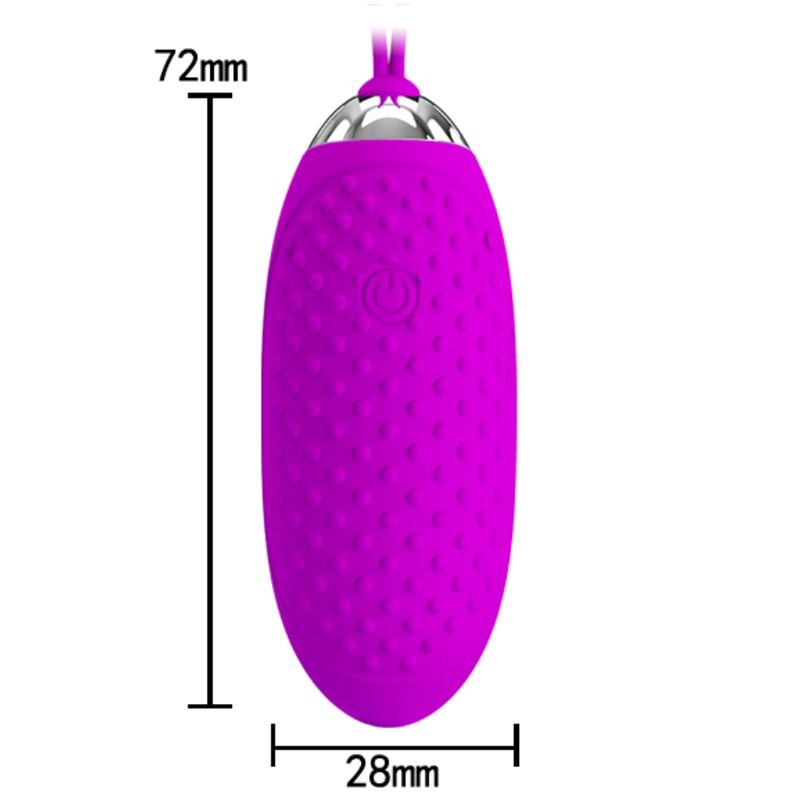 Pretty Love Joanna Vibrating Egg Remote Control 12 Modes | Niks.fi verkkokauppa