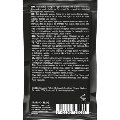 Coquette Cosmetics Strawberry Water Based Kissable Lubricant Pocket 10 Ml | Niks.fi verkkokauppa