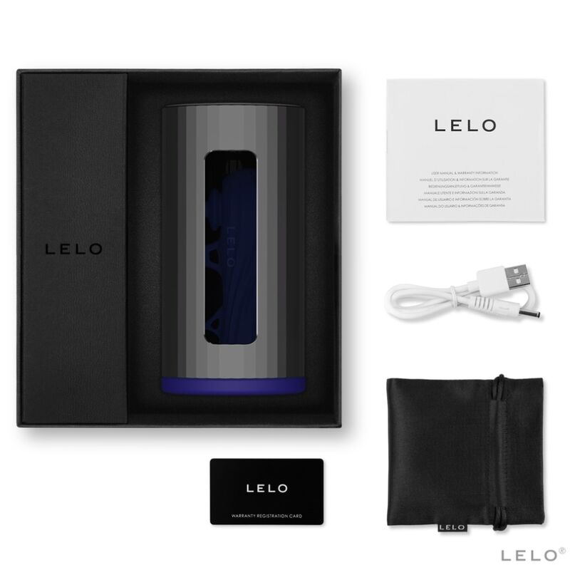 Lelo F1S V2 Masturbator With Blue And Metal Sdk Technology | Niks.fi verkkokauppa