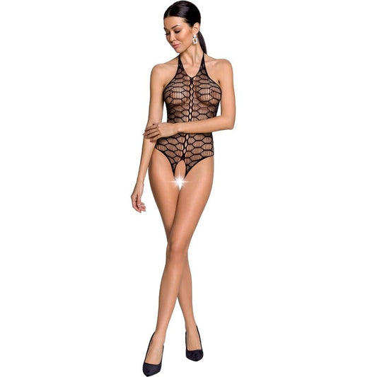 Passion Woman Bs087 Black Bodystocking One Size | Niks.fi verkkokauppa