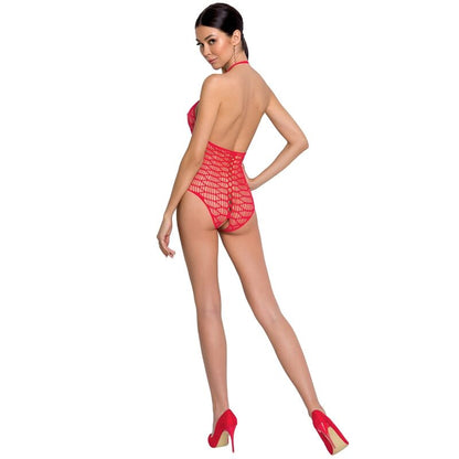 Passion Woman Bs087 Red Bodystocking One Size | Niks.fi verkkokauppa