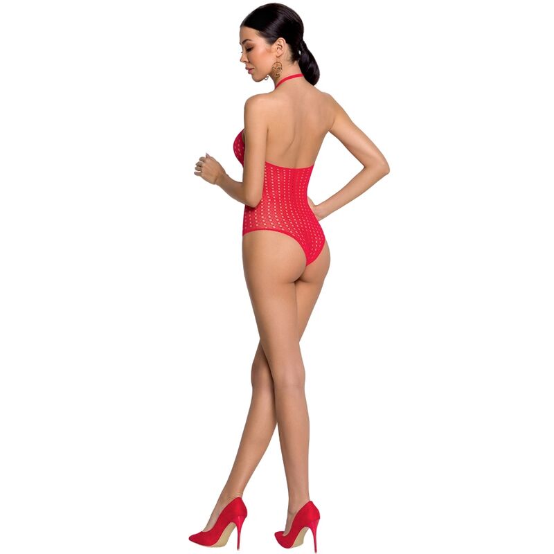 Passion Woman Bs088 Red Bodystocking One Size | Niks.fi verkkokauppa