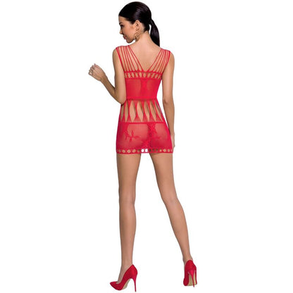 Passion Woman Bs090 Red Bodystocking One Size | Niks.fi verkkokauppa