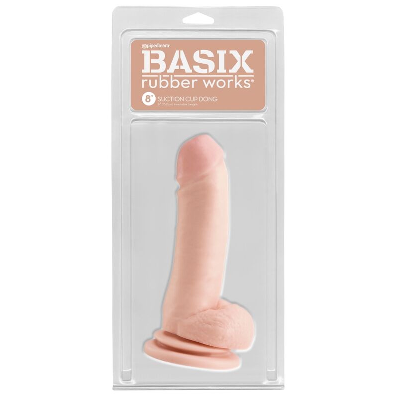 Basix Natural Suction Jelly Penis 18 Cm | Niks.fi verkkokauppa